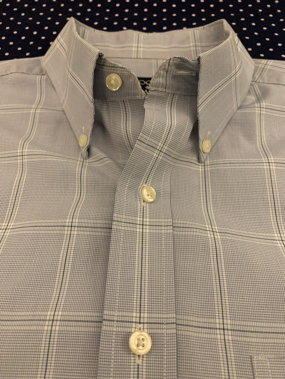 JOS A BANK LS Traveling Collection 100% Cotton Tailored Fit Shirt
